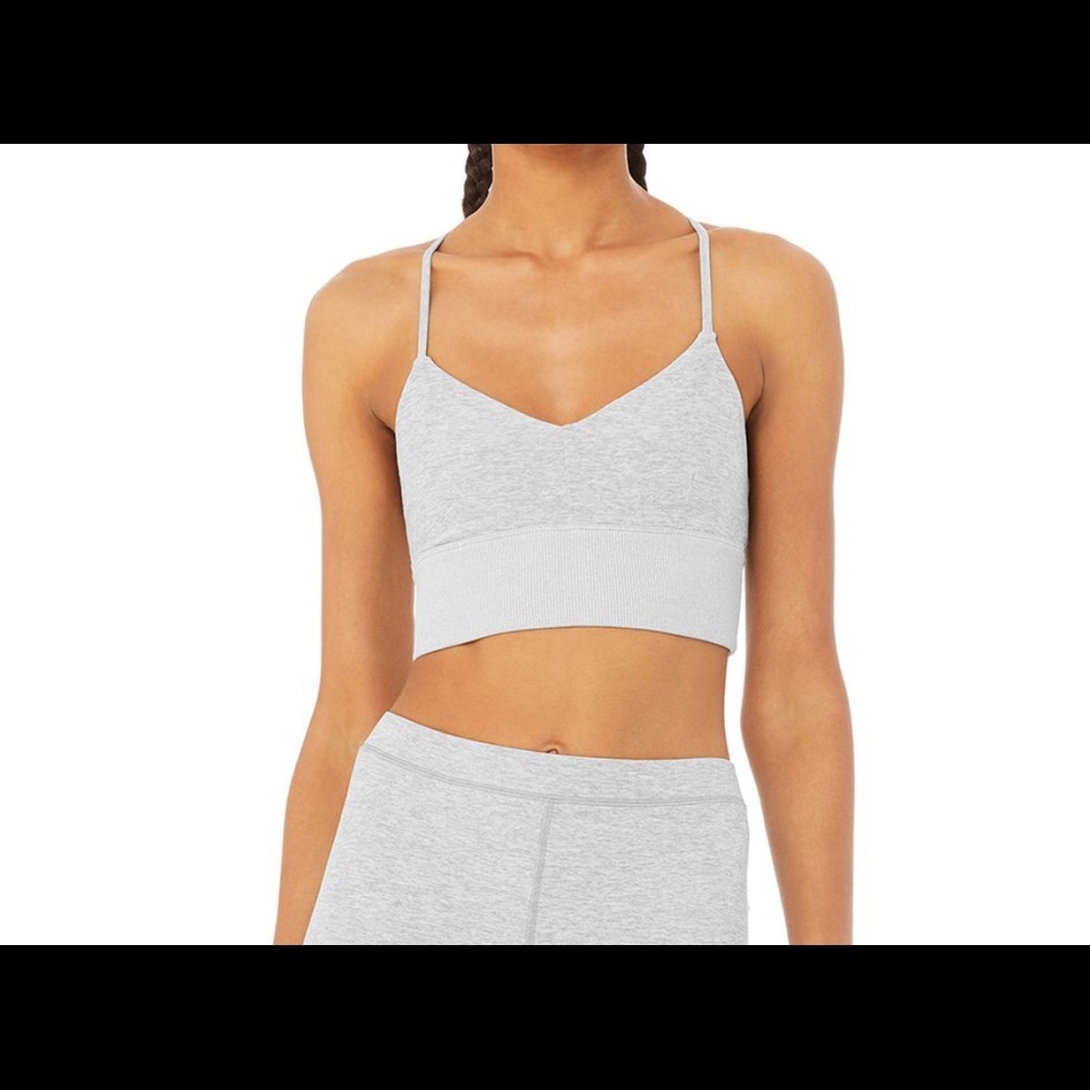 Alosoft Lavish Bra in gray.